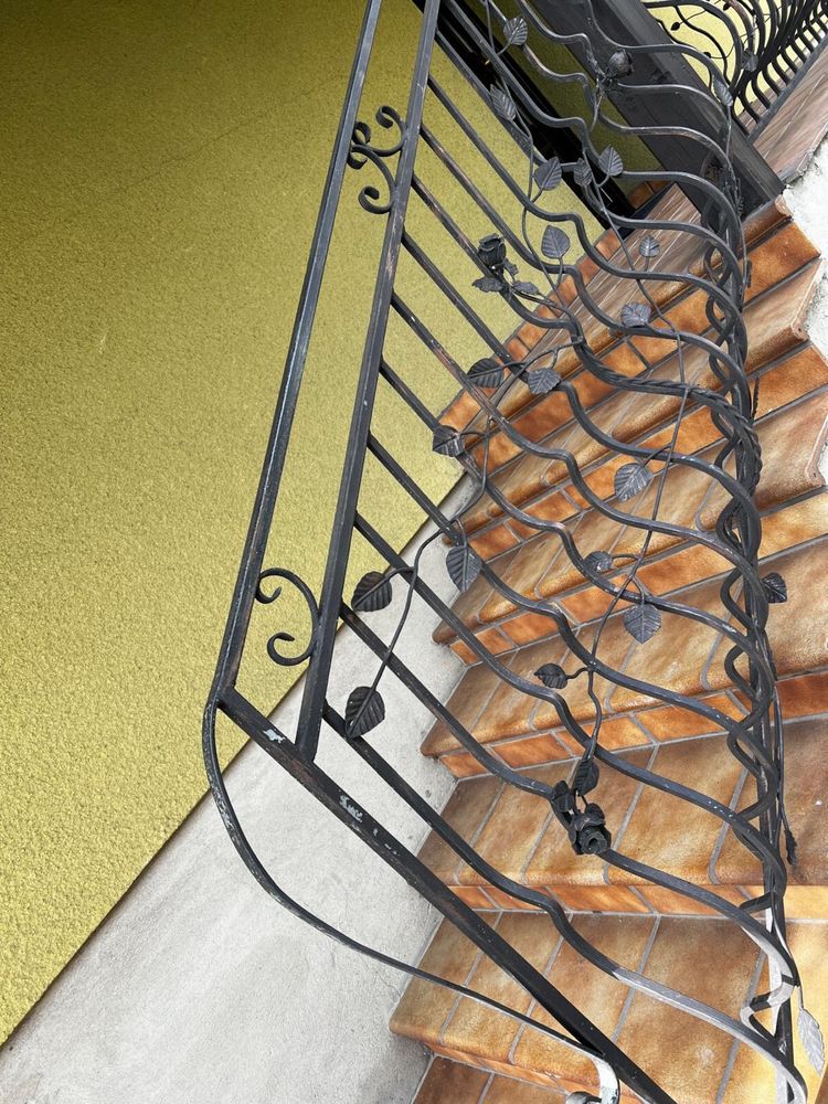 Barierka kuta, balkon, schody
