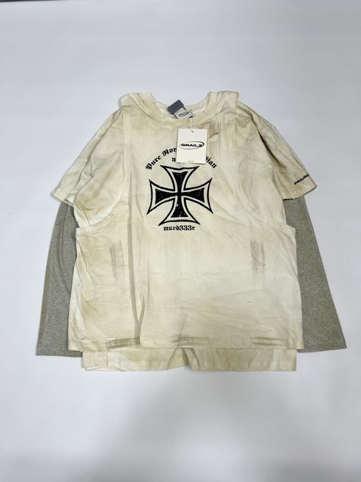 Grailz Project G/R longsleeve hoodie opium archive dirty fit erd L