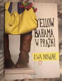 książka yellow bahama w prążki