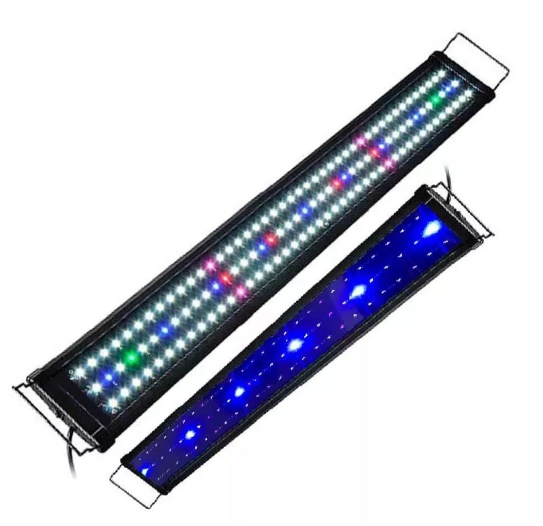 Calhas LED aquários  56 cm, extensão até 83 cm 18W - 50 €