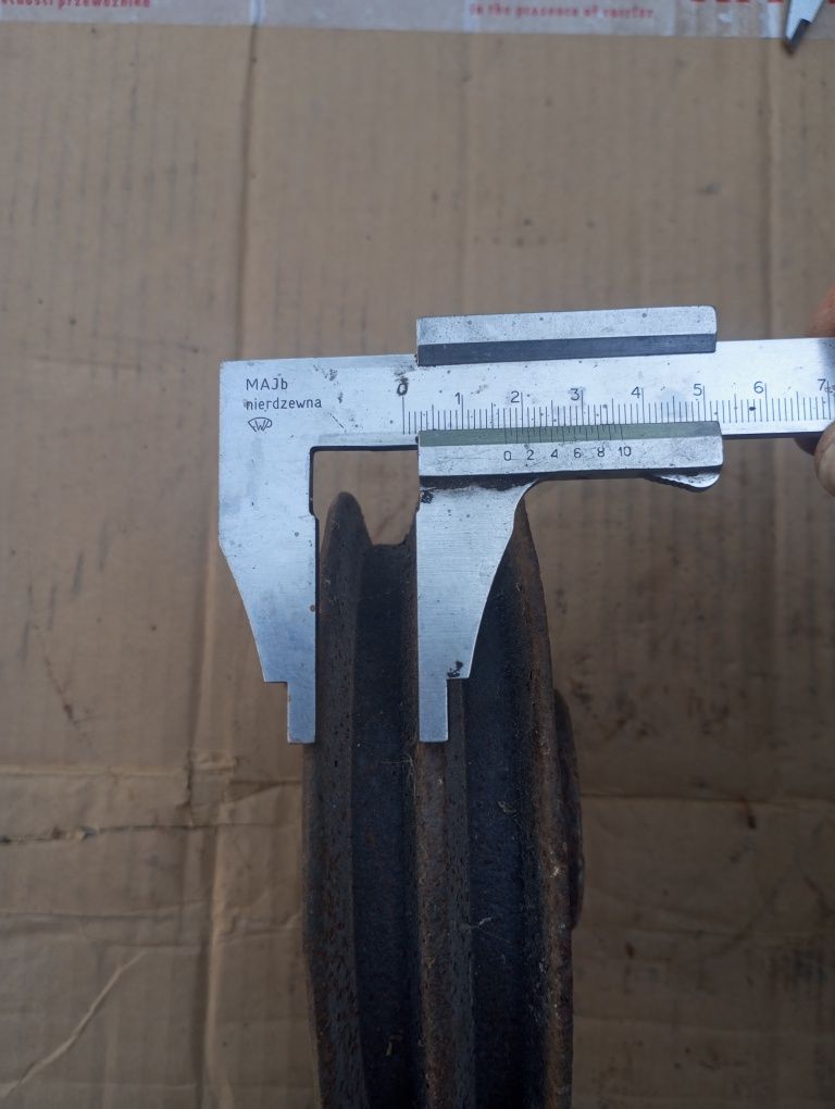 Koło pasowe szajba podwójne 155mm piła szlifierka