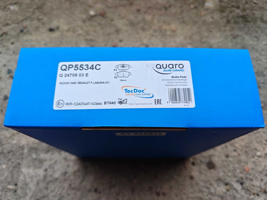 Klocki hamulcowe QP5534C QUARO SILVER CERAMIC
