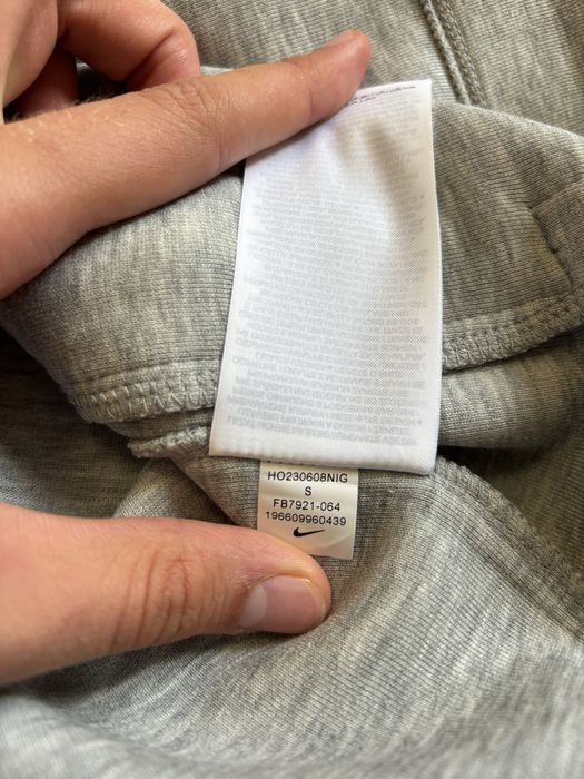 ОРИГІНАЛ! Кофта/зіпка Nike tech fleece сіро-чорна | S