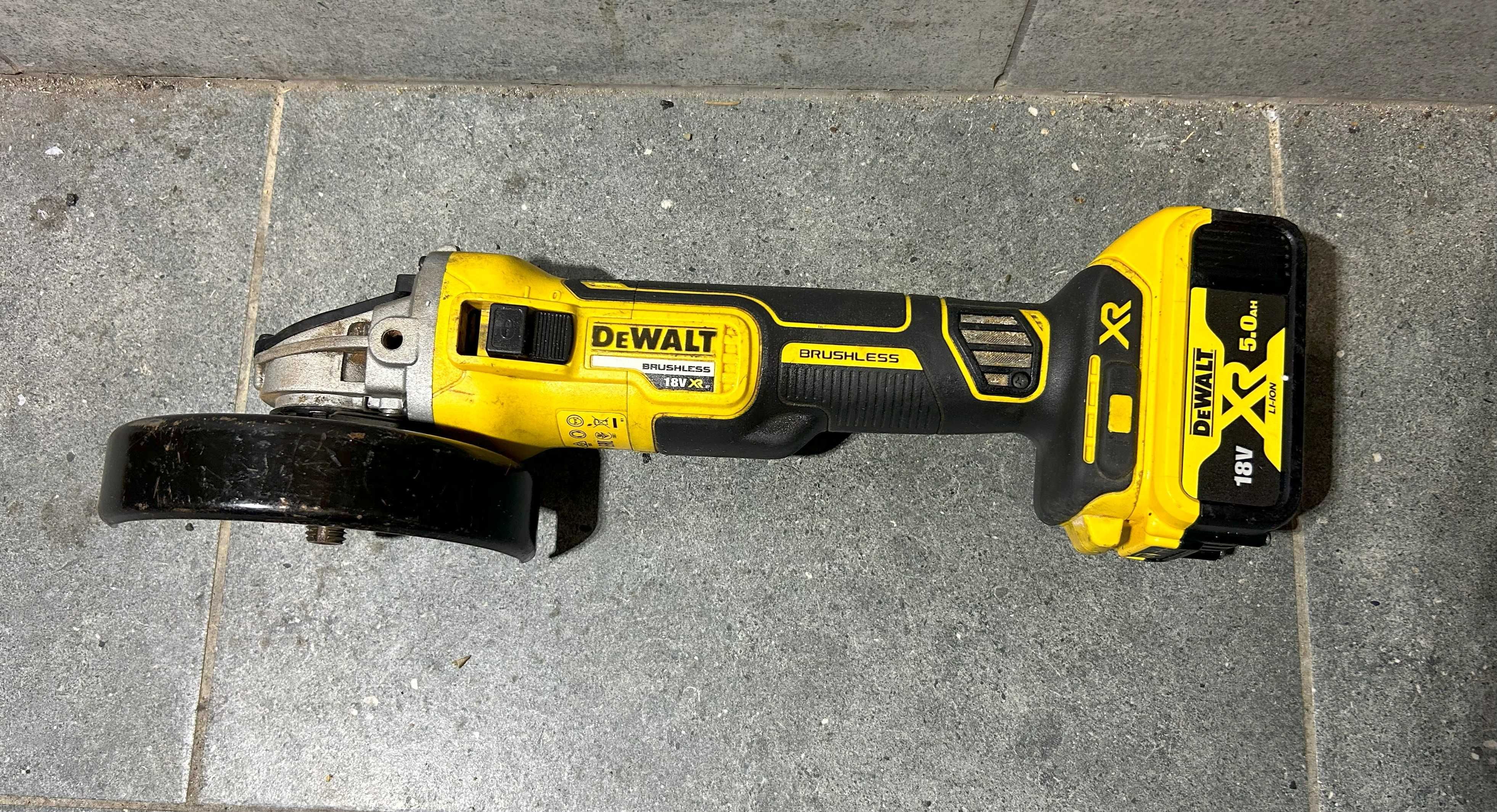 DeWALT DCG405 18V XR Szlifierka Kątowa 125mm 1 X 5.0Ah 2022 rok