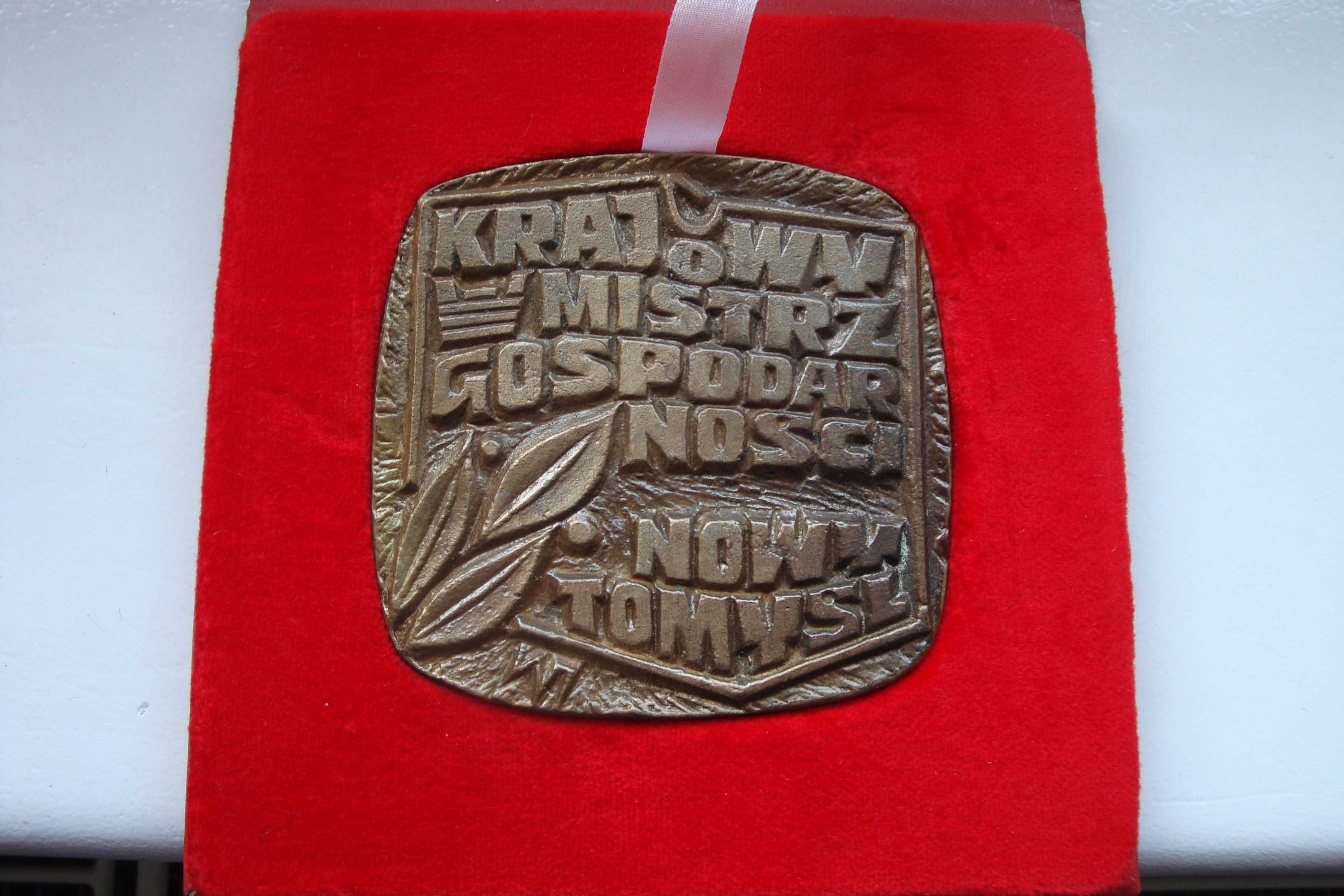 Medal XXXV lat PRL Krajowy mistrz gospodarności Nowy Tomyśl
