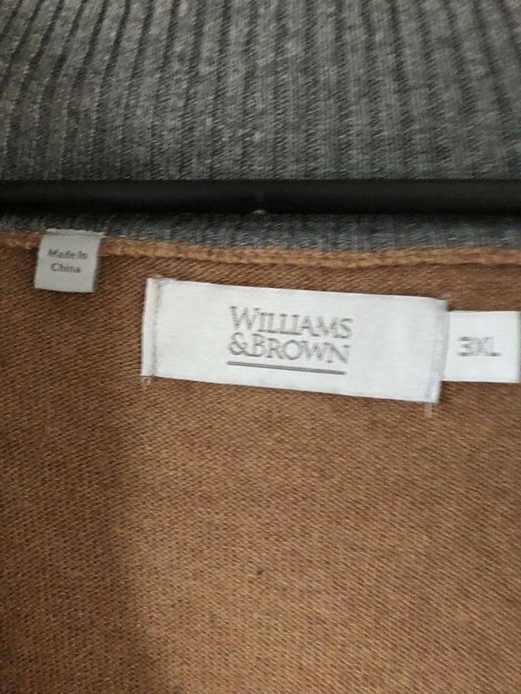 Wełniany sweter golf Williams & Brown 3XL