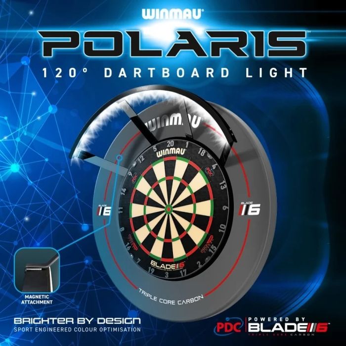 Winmau Polaris Oświetlenie do tarczy do darta  120 stopni