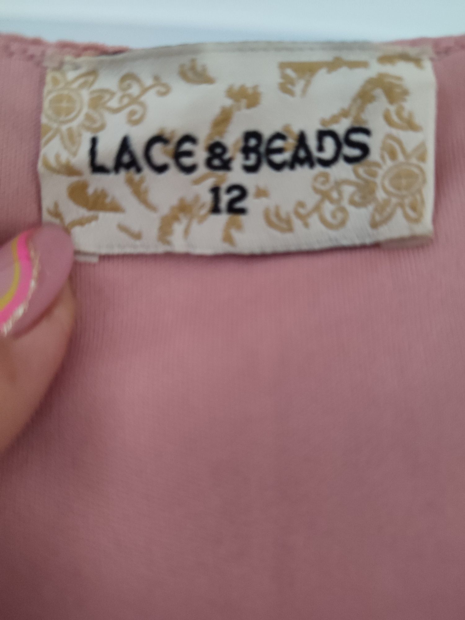 Sukienka weselna elegancka Lace&Beads