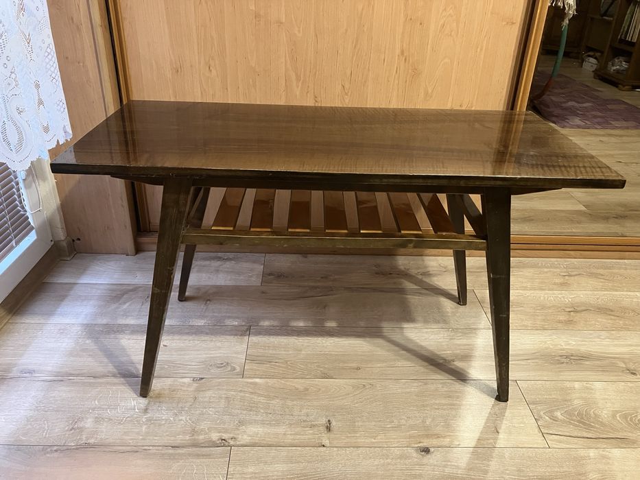 Ława, stolik PRL z 1971 roku