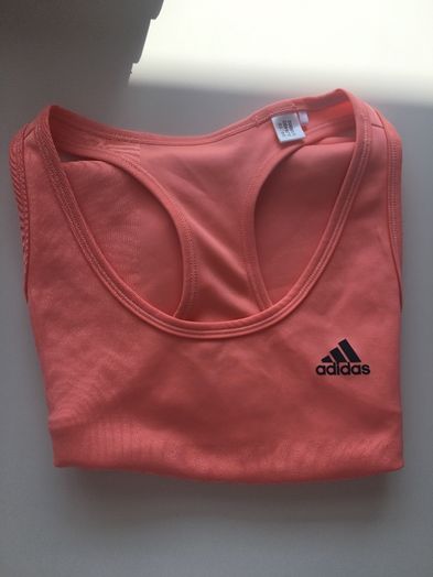Koszulka sportowa. Adidas. Do biegania. Fitness. Na ramiączkach.