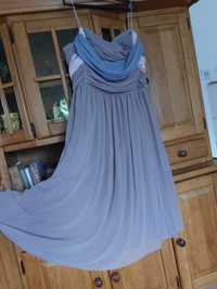 Długa sukienka Asos ciążowa lub wieczorowa 50 / 5XL tiul tiulowa