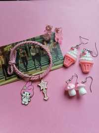 Zestaw Hello Kitty uroczy biżuteria