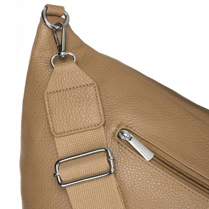 duża saszetka damska ze skóry ekologicznej - rovicky