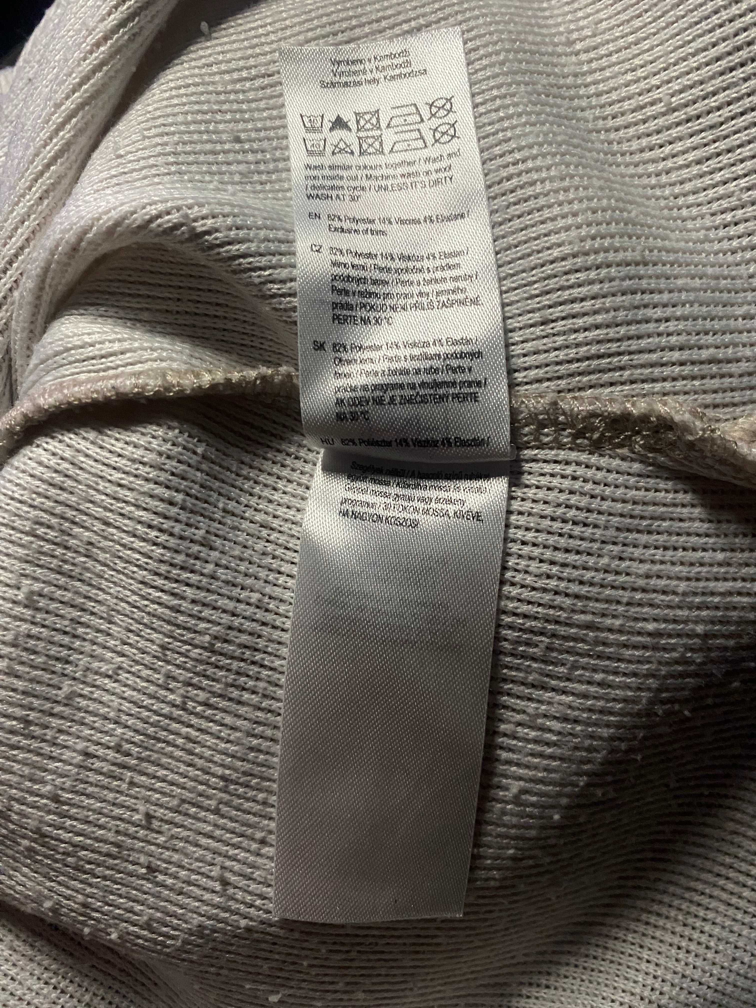 F&F damski sweterek w paski rozm. L OVERSIZE super recykling