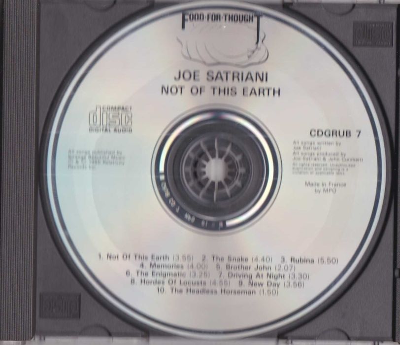 Joe Satriani – Not Of This Earth