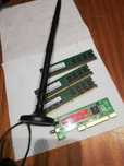 Części do komputera antena pamięć RAM DDR 4 GB