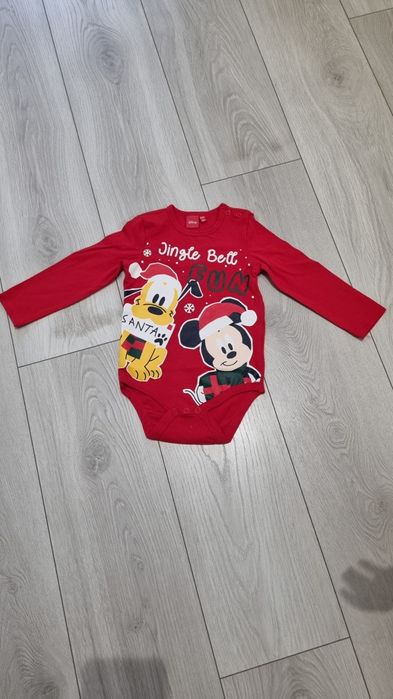 Body długi rękaw 80 DISNEY Święta świąteczne nowe