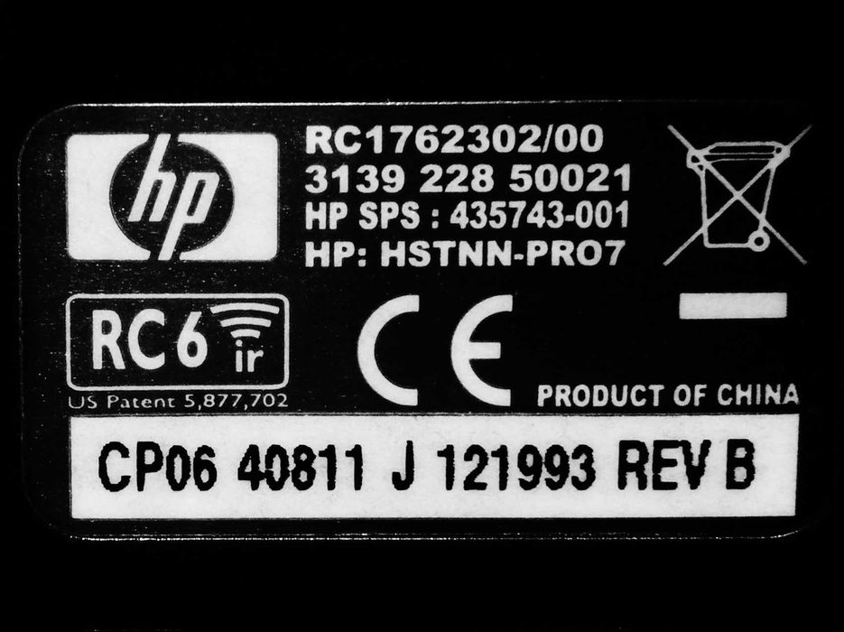 Pilot multimediów HP RC176.2302/00 do laptopów HP