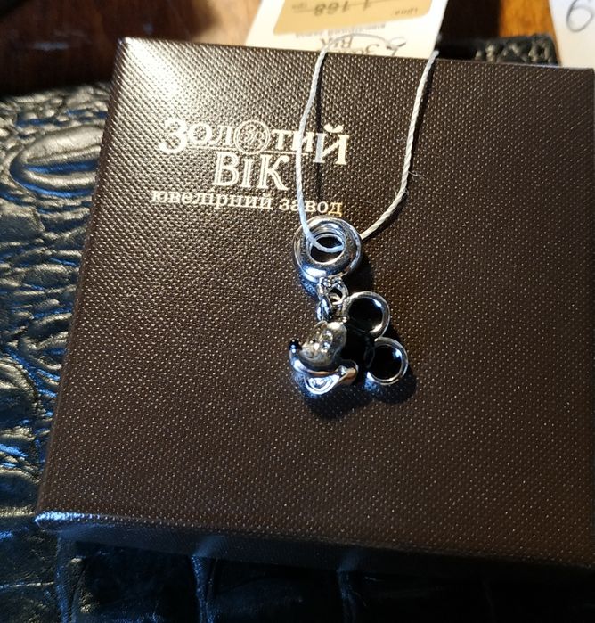 Pandora шарм на браслет Пандора Disney Mickey, самолет, туфель тапочек