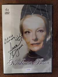 Królowa Bona film dvd autograf Anna Dymna