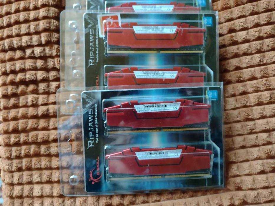 RAM G.Skill Ripjaws V 16GB(2x8GB) ew 32GB DDR4 3200MHz CL15 B-DIE NOWE