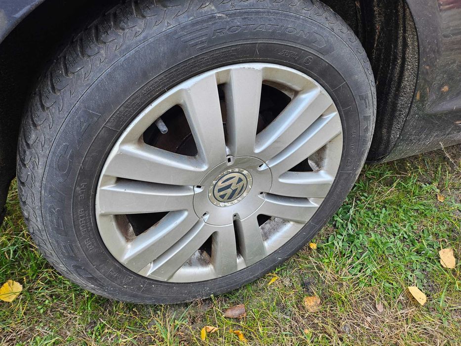 Vw eos golf V felgi aluminiowe opony zimowe 205/55/16 komplet koła