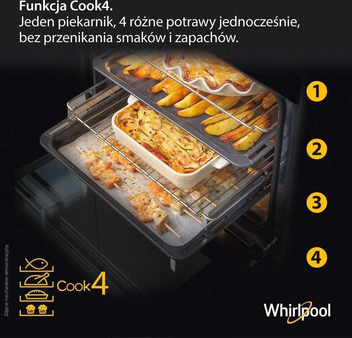 Piekarnik Whirlpool W7 OM4 4S1 H