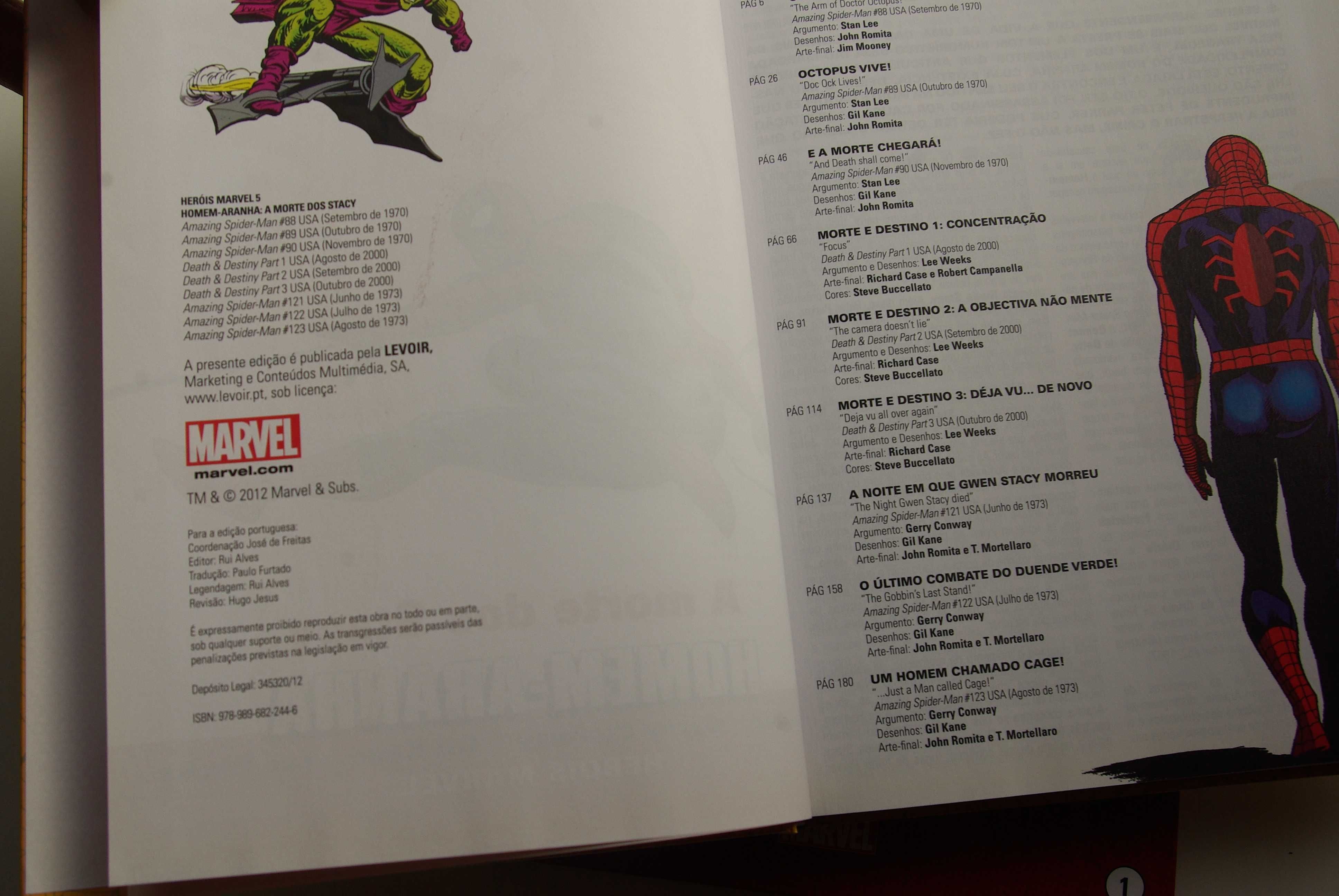 Heróis Marvel.  3 livros das Séries 1 e 2 - Levoir 2012