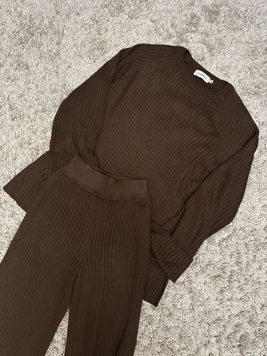 Костюм CHER’17: светр + штани, шоколадний, розмір  XS/S
