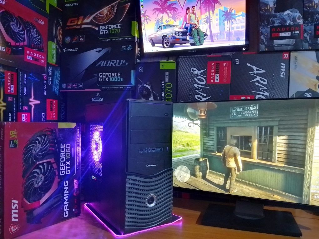 Rx470 8 гб,восемь потоков 3.5.Игровой системный блок,пк,компьютер