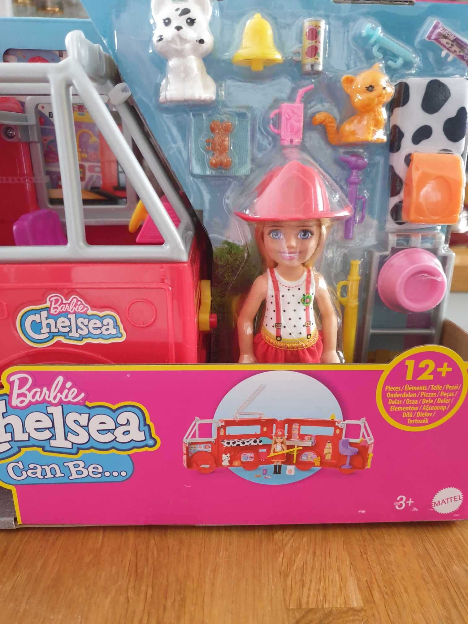 Barbie Chelsea wóz strażacki HCK73
