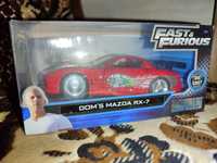 Масштабна модель Mazda RX7 Jada 1:32 Fast and furious.