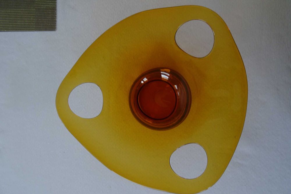 Patera PRL, vintage, huta szkła LAURA,  stan idealny