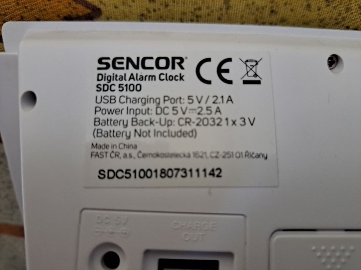 Budzik Sencor SDC 5100