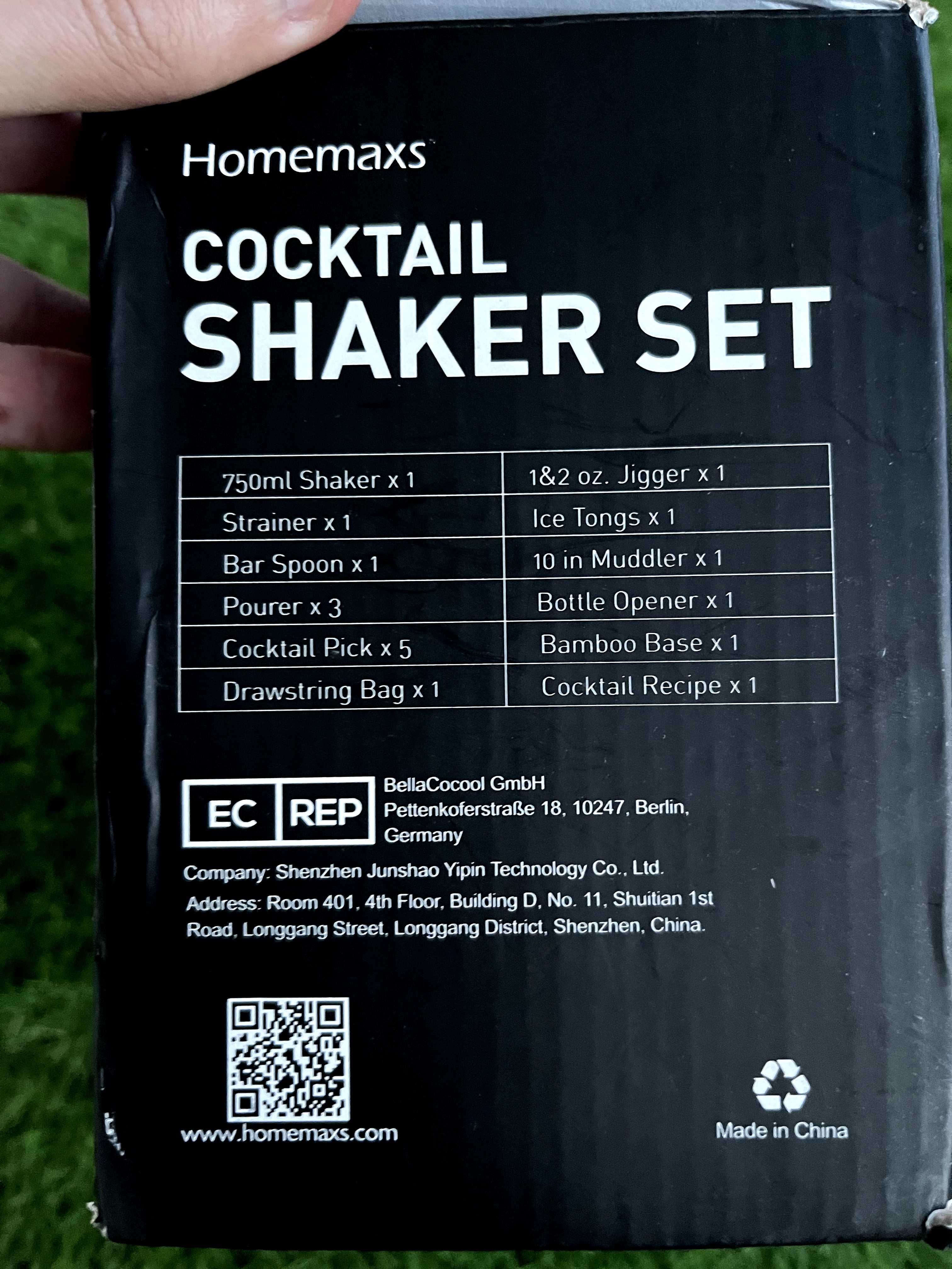 Homemaxs cocktail shaker conjunto de 17 peças - NOVO