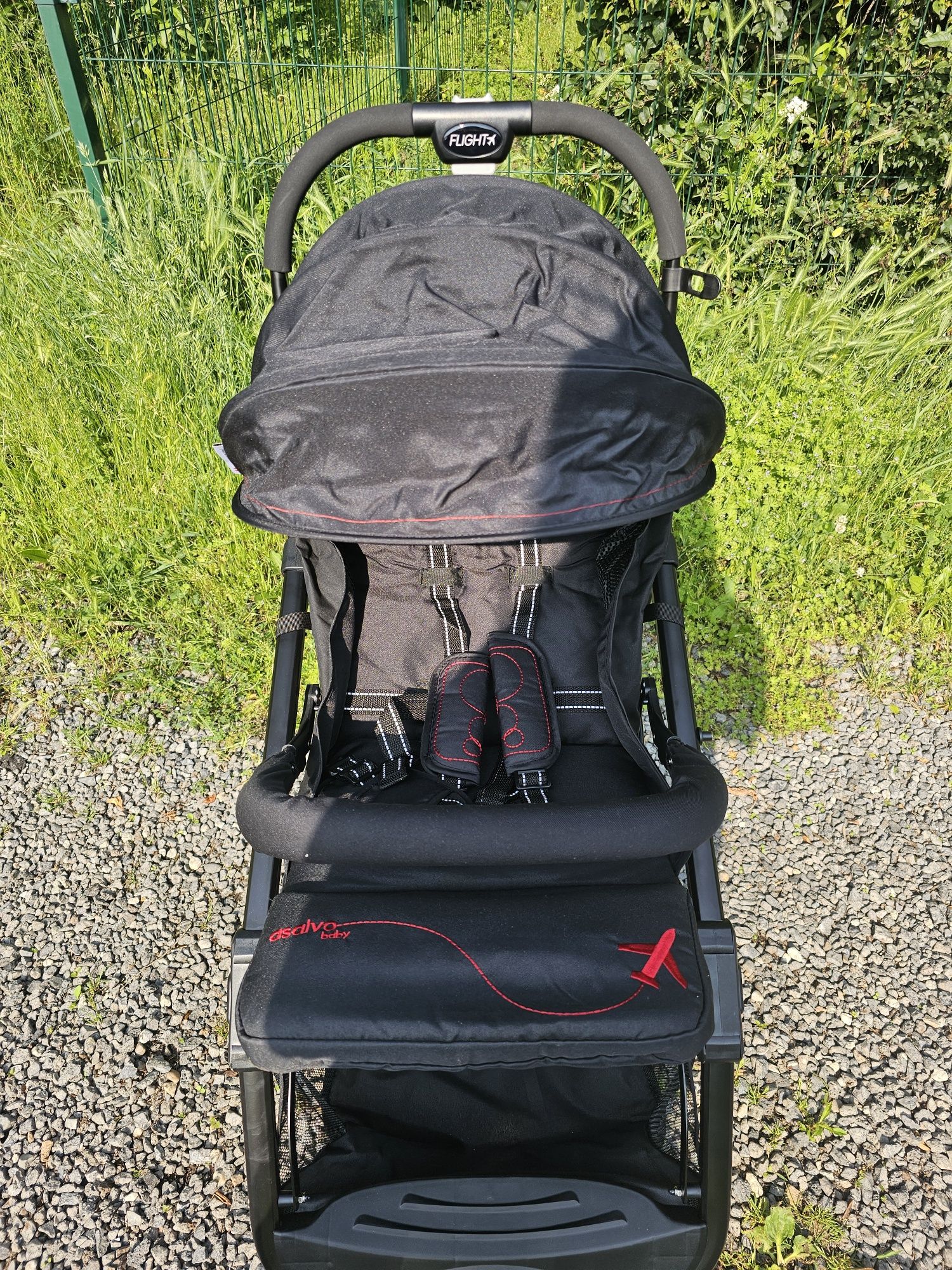 Wózek spacerowy Asalvo baby Flight spacerówka walizka