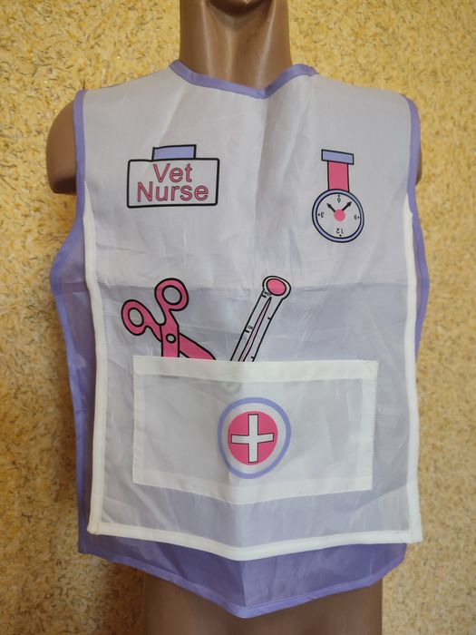 Медичний костюм для дівчинки. Сукня мед сестри. Доктор Плюшева