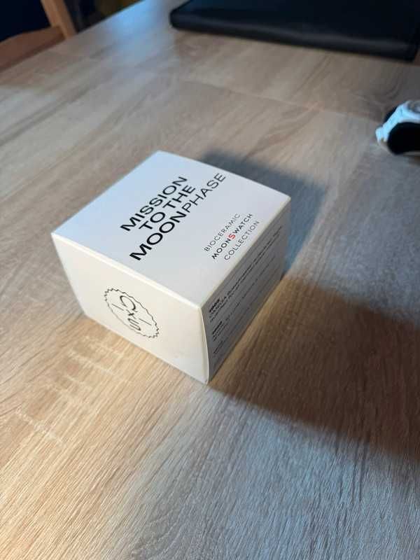 Omega x Swatch Snoopy Biały Edycja Lim.: Bioceramic Solarny
