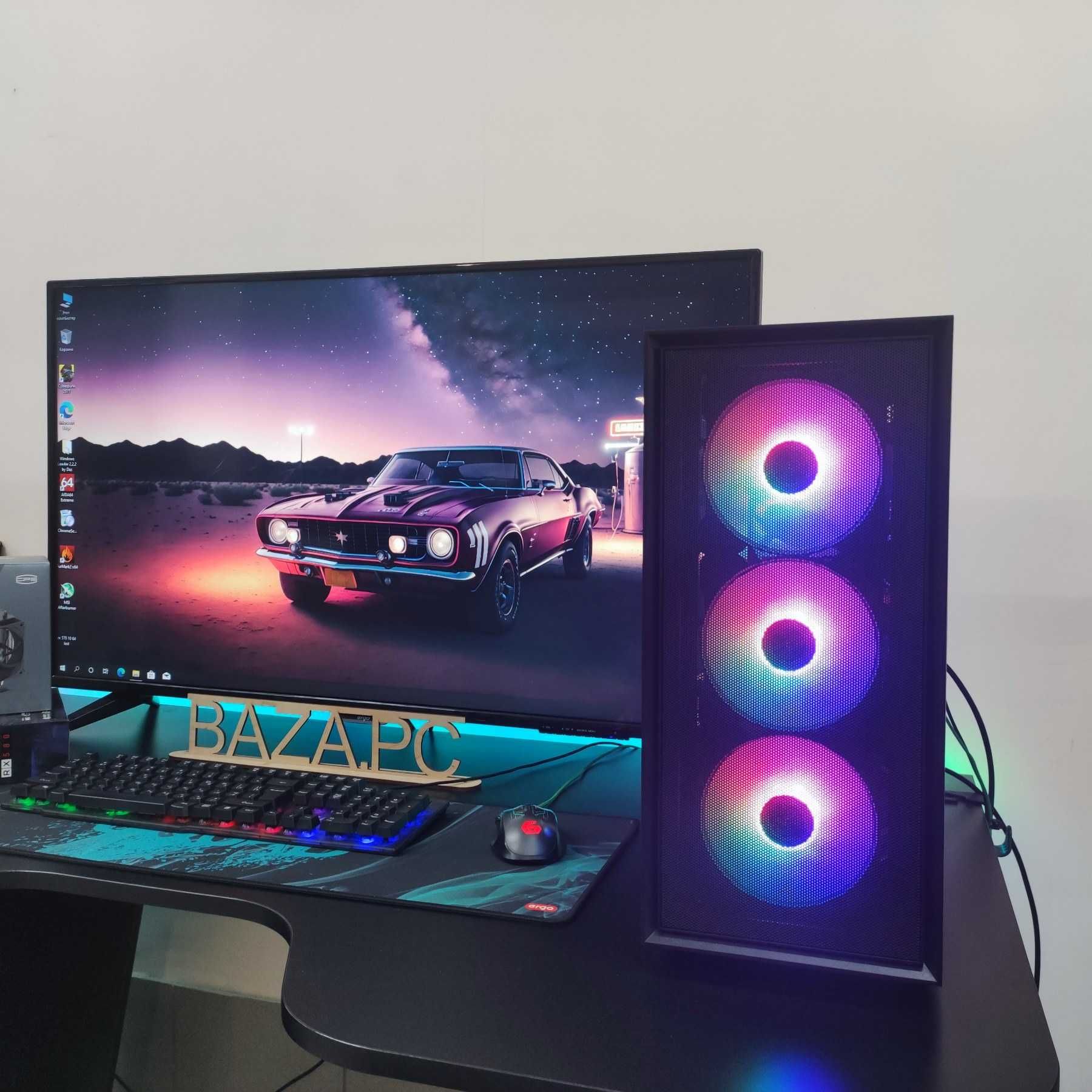 Игровой Компютер Intel Core i7, 16GB RAM, Sapphire RX 580 4GB, SSD 512