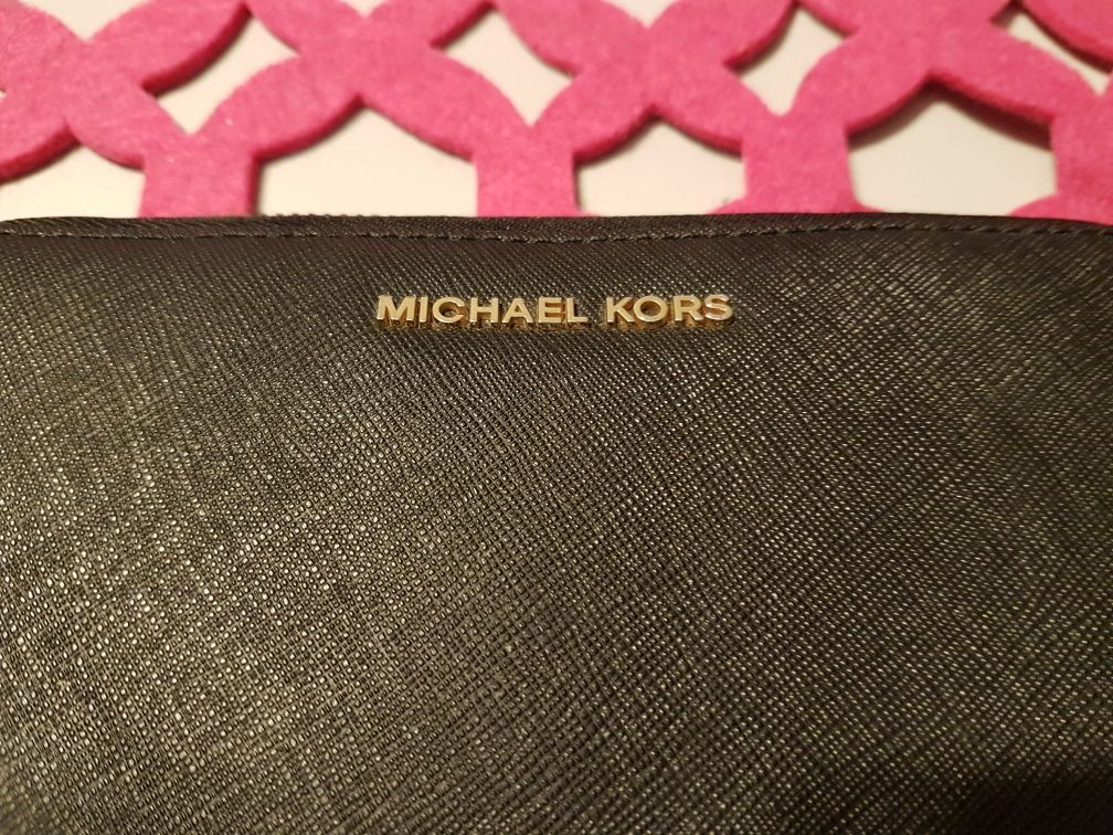 Portfel jak nowy Michael Kors czarny duży