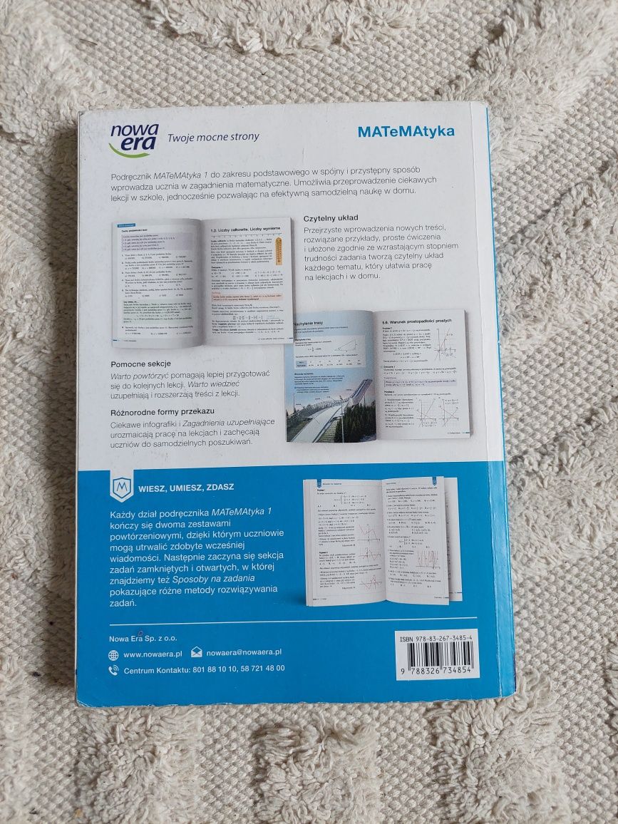 podręcznik matematyka 1 zakres podstawowy klasa 1 nowa era
