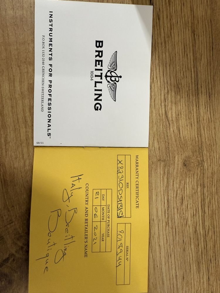 Часы BREITLING состояние новых