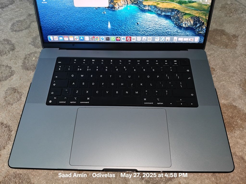 MacBook Pro m1 16 polegadas 500SSD 16GB RAM PT keyboard como novo 2023