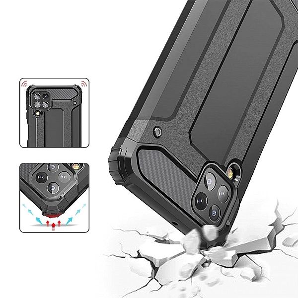 Hybrid Armor pancerne hybrydowe etui pokrowiec Samsung Galaxy A22/4G s