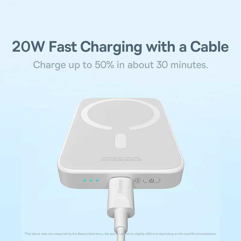 Беспроводной повербанк для айфона Power Bank 10000 павер банк магсейф