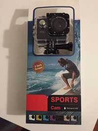Câmara Sports Cam 720p Waterproof NOVA