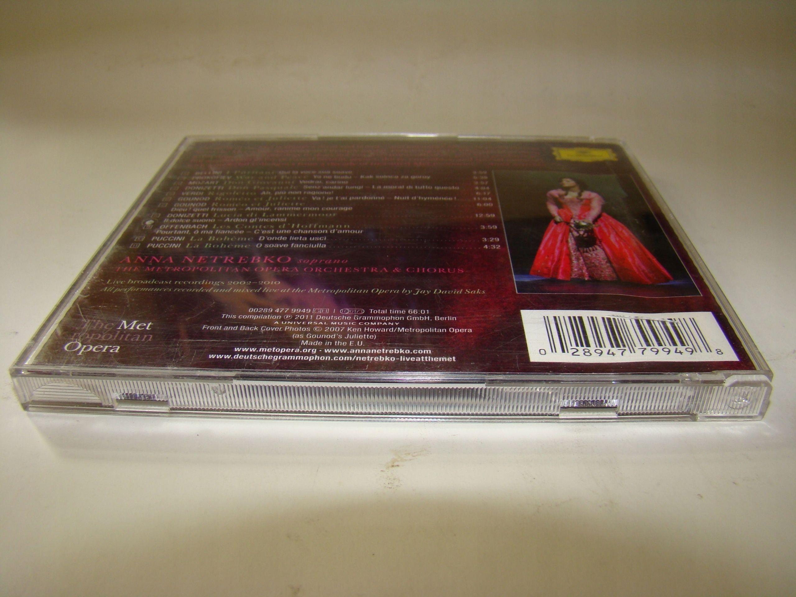 Anna Netrebko Live At Metropolitan Opera CD *