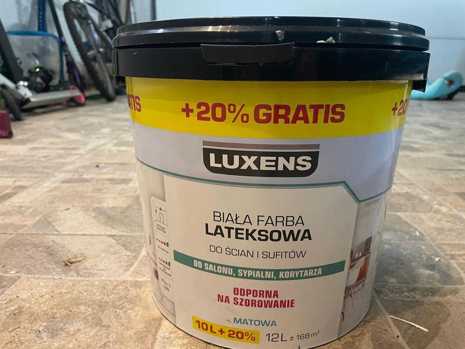 farba lateksowa do sufitu i ścian i sufitów