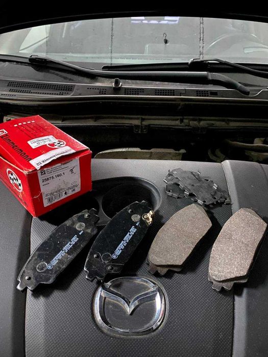Колодки передні Otto Zimmermann 258751601, 25875.160.1 mazda 3 1.5 2.0