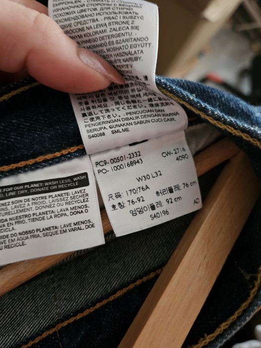 Męskie jeansy Levi's 501. Rozmiar W30 L32